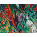 Reproduction of the painting In the rain - Franz Marc