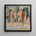 En el baño - Hans von Faber du Faur — cuadro enmarcado en la pared