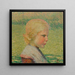 en el campo - Emile Claus — cuadro enmarcado en la pared
