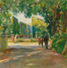 En el parque del palacio de Schönbrunn - August Rieger — vista de la obra