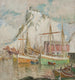 En el puerto de Svolvaer, estudio de los Lofoten - Anna Boberg — vista de la obra