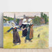 Reproduction of the painting of Breton Girls' Dance at Pont-Aven by Paul Gauguin