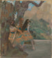 Reproducción del cuadro Bailarines de ballet en los bastidores - Edgar Degas
