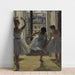 Reproduction of the painting of dancers in a practice room (Three Dancers) - Edgar Degas