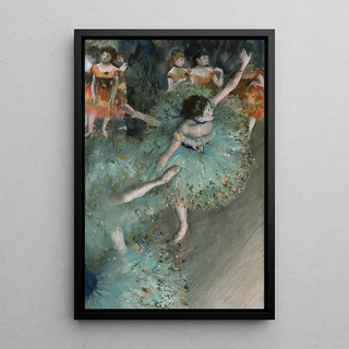 Reproduction tableau | Danseuse verte - Edgar Degas | Poster - Toile - Aluminium