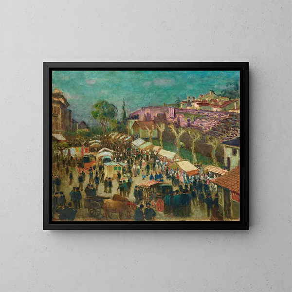 Marte en Navarra - Darío de Regoyos — cuadro enmarcado en la pared