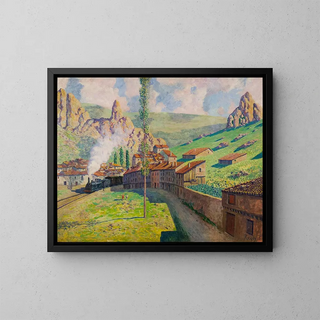 Daro de Regoyos - Pancorbo Passing Train.webp