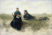 Boy and Girl in the Dunes - David Adolph Constant Artz — artwork view
