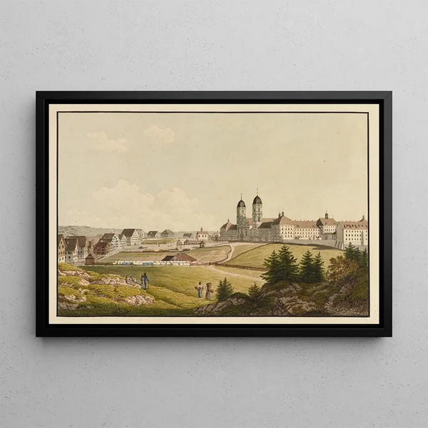 David Alois Schmid - Das Kloster Einsiedeln im Canton Schwyz.webp