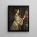 La Reina Cristina de Suecia - David Beck — cuadro enmarcado en la pared