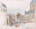 Un mercado francés - David Cox — vista de la obra