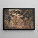 Una calle en Harborne - David Cox — cuadro enmarcado en la pared