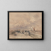 El puerto de Dieppe, viento fresco - David Cox — cuadro enmarcado en la pared