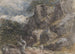 Conducción de ovejas en un paisaje rocoso - David Cox — vista de la obra
