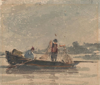 David Cox - Fishermen Drawing a Net.webp