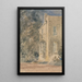 Casa de Greenfield - David Cox — cuadro enmarcado en la pared