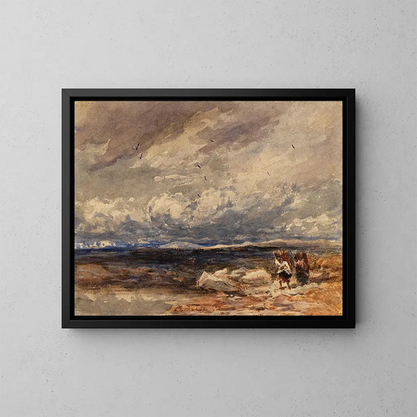 on Carrington Moss - David Cox — framed artwork on a wall