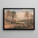 sobre el Wye - David Cox — cuadro enmarcado en la pared