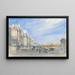 Pont Neuf depuis le Quai de l'École, Paris - David Cox — framed artwork on a wall