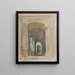 Estudio para la puerta de la iglesia Saint-Roch de París - David Cox — cuadro enmarcado en la pared
