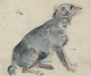 David Cox - Study of a Dog.webp