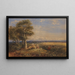 L'alouette - David Cox — framed artwork on a wall