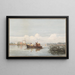 La Tamise en Battersea - David Cox — cuadro enmarcado en la pared