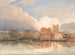 Vista del palacio de Lambeth sobre el Támesis - David Cox — vista de la obra