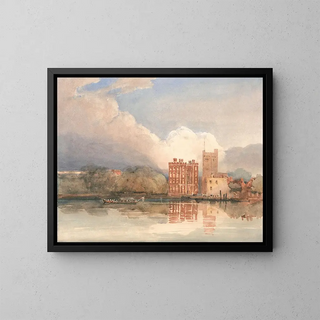 David Cox - View of Lambeth Palace on Thames.webp