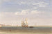 Un navire marchand encalminé au large - David Cox Jnr — vista de la obra