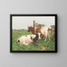 Ayrshire Cattle Painting - David Gauld — framed artwork on a wall