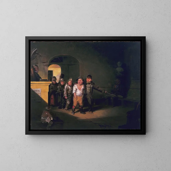 Justicia - David Gilmour Blythe — cuadro enmarcado en la pared