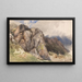 Mountain Rocks Painting - David Hall McKewan — framed artwork on a wall