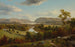 Vista de New Windsor, río Hudson - David Johnson — vista de la obra