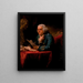 Benjamin Franklin - David Martin — cuadro enmarcado en la pared