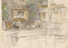 Rincón de una habitación con pinturas en la pared - David Oyens — vista de la obra