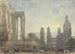 Ruins of Arbroath Abbey at evening - David Roberts — artwork view