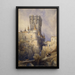 Alcázar Segovia España - David Roberts — cuadro enmarcado en la pared