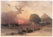 Approach of the Simoon, Giza Desert - David Roberts — artwork view