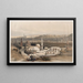 Cairo from Citzenib Gate towards the Suez Desert - David Roberts — framed artwork on a wall