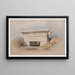 Dendérah (Dandara), December 1838 - David Roberts — framed artwork on a wall