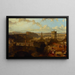 Edimburgo desde Calton Hill - David Roberts — cuadro enmarcado en la pared