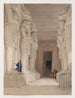 Templo excavado de Gyrshe Gerf Hussein en Nubia - David Roberts — vista de la obra