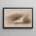Temples excavés d'Abou Simbel, Ab Sunbul, Nubie - David Roberts — framed artwork on a wall