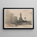 Porte de la Victoire Bab an-Nasr and El Hakim Mosque - David Roberts — framed artwork on a wall