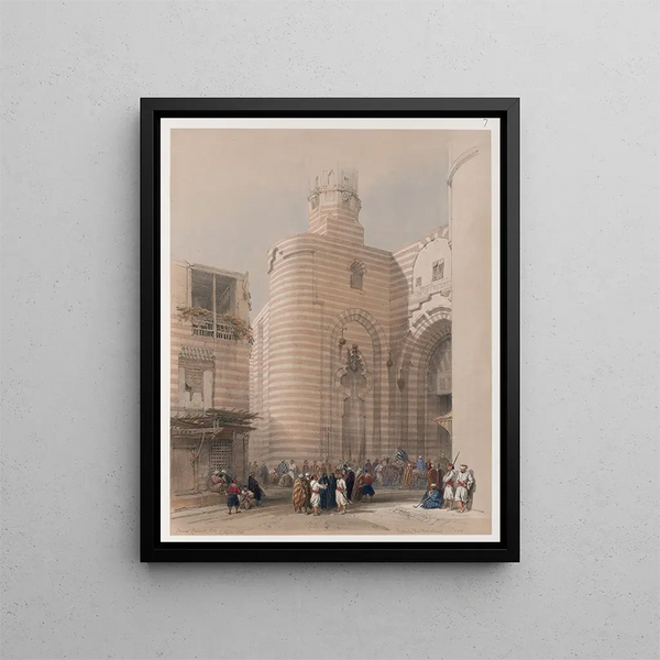 David Roberts - Gate of the Metwaleys Bab Zuwayla Cairo.webp