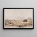Grande aproximación del templo de Philae, Nubia - David Roberts — cuadro enmarcado en la pared