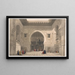 Interior de la mezquita del Sultan El Ghoree Masjid al-Ghuri - David Roberts — cuadro enmarcado en la pared
