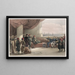 Entrevista con el virrey de Egipto en su palacio en Alejandría el 12 de mayo de 1839 - David Roberts — cuadro enmarcado en la pared