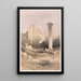 Karnak 29 de noviembre de 1838 - David Roberts — cuadro enmarcado en la pared